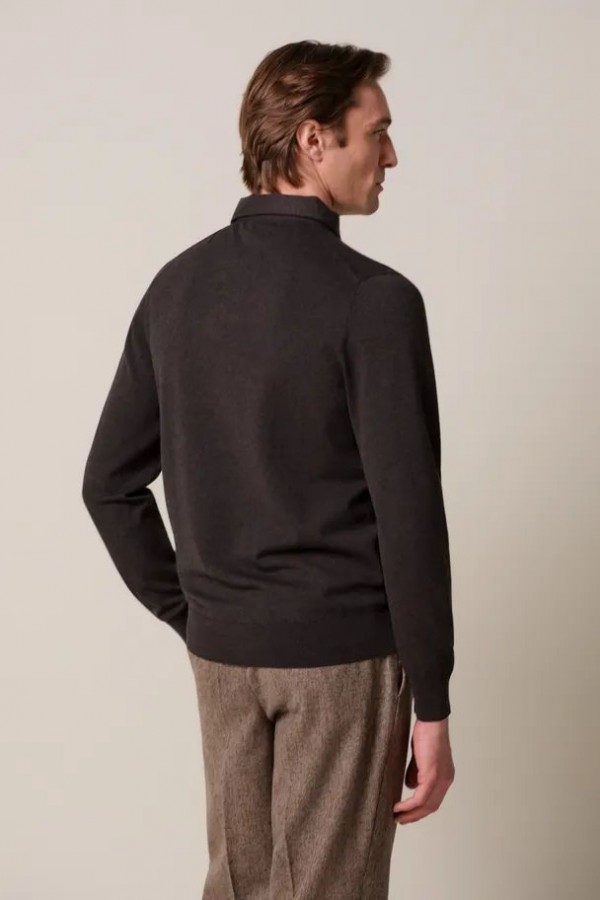 Afbeelding van PPXJ30003E - Polo One Piece - Brown - PROFUOMO