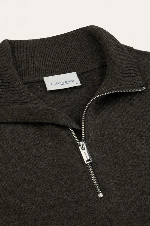 Afbeelding van PPXJ30012E - Heren Trui Half Zip - PROFUOMO