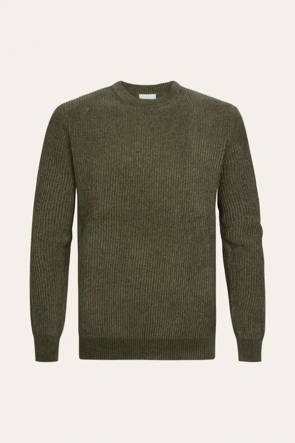 Afbeelding van PPXJ30034A - Pullover Crew Neck - Groen - PROFUOMO