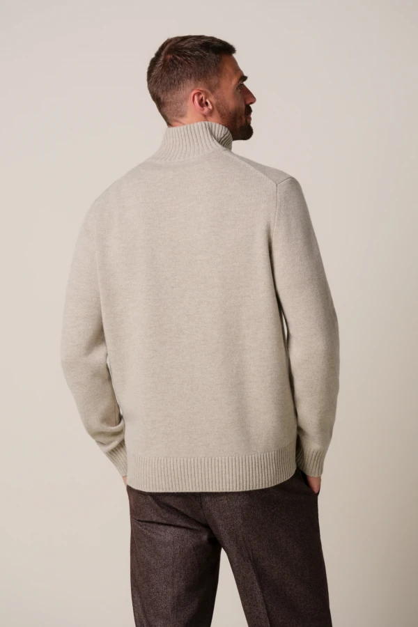 Afbeelding van PPXJ30053B F Heren Trui Half Zip - PROFUOMO