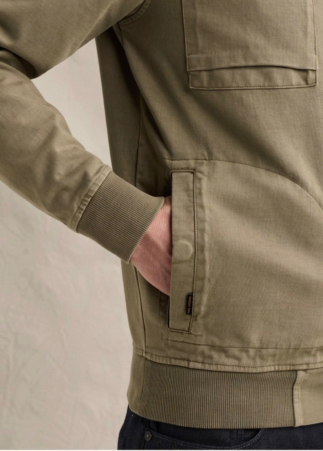 Afbeelding van PSW2608479 6485 - Button Jacket open end jersey  - PME LEGEND