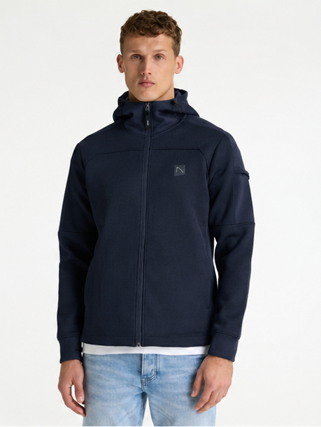 Afbeelding van 41150012 E6025 - Cardigan Sweat Vest Adan Zip -  CHASIN'