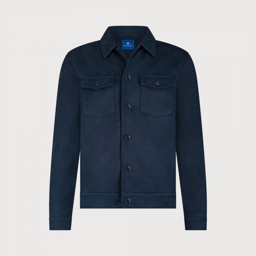 Afbeelding van Milano Jacket Navy  Overshirt  - Blue Industry