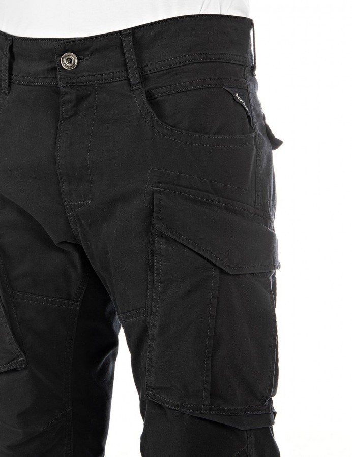 Afbeelding van M9873A JOE - Heren Cargo Pant BLACK  - REPLAY