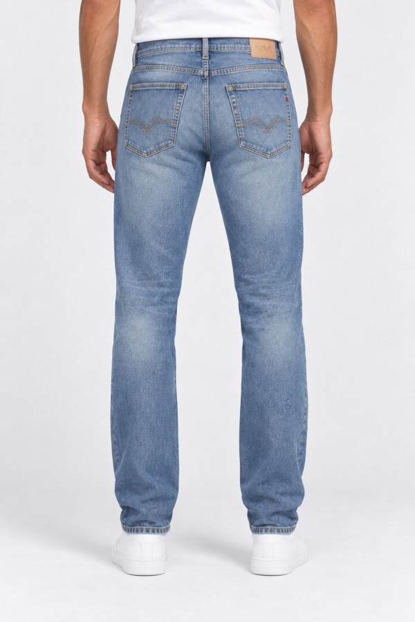 Afbeelding van M0972 Grover - 000.573 228 - C010 - Denim Regular Straight - REPLAY
