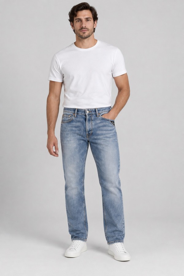 Afbeelding van M0972 Grover - 000.573 228 - C010 - Denim Regular Straight - REPLAY