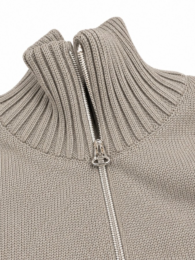 Afbeelding van KS3000031 KSCAELSON Cardigan 039 Sand Mix Heren Vest Kronstadt
