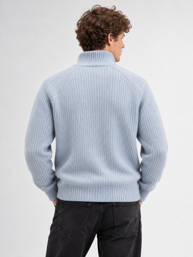 Afbeelding van KS35005 KSDORSEY Half Zip 696 Blue Shadow Mix - Kronstadt