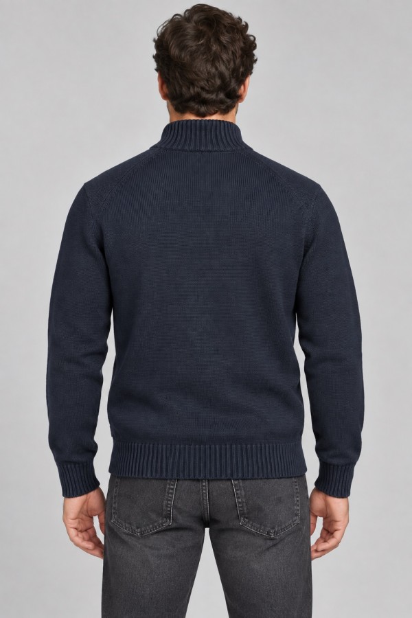Afbeelding van KS3000030 KSCAELSON Half Zip 469 Sky Captain Heren Trui Kronstadt