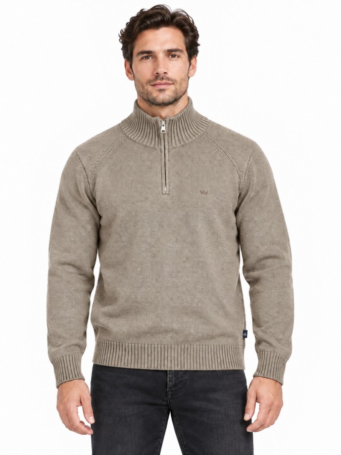 Afbeelding van KS3000030 KSCAELSON Half Zip 1512 Iron Mix - Kronstadt