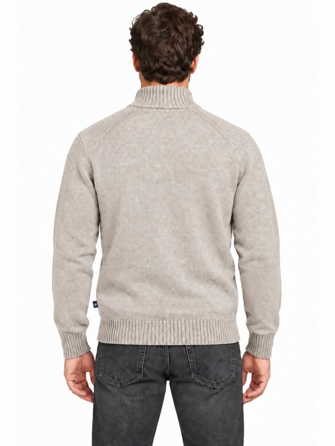Afbeelding van KS3000030 KSCAELSON - Half Zip 039 Sand Mix - Kronstadt