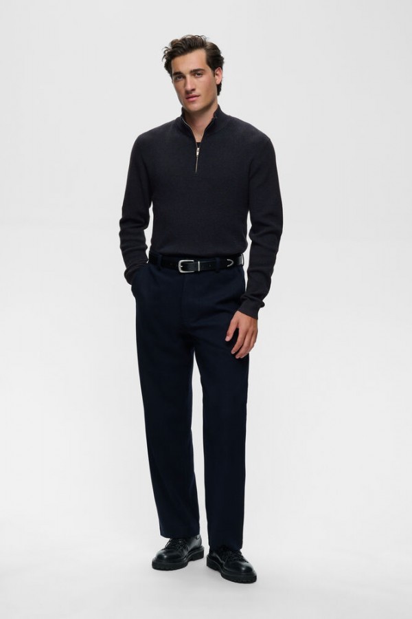 Afbeelding van Lagoon Half Zip Trui - Navy Blazer -  Matinique