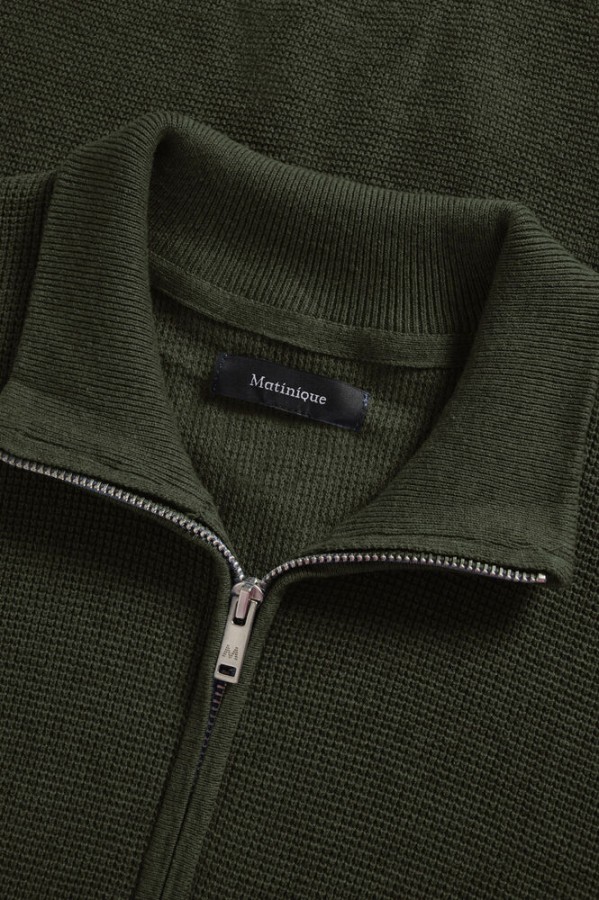 Afbeelding van Lagoon Half Zip Trui - Dark Forest - Matinique