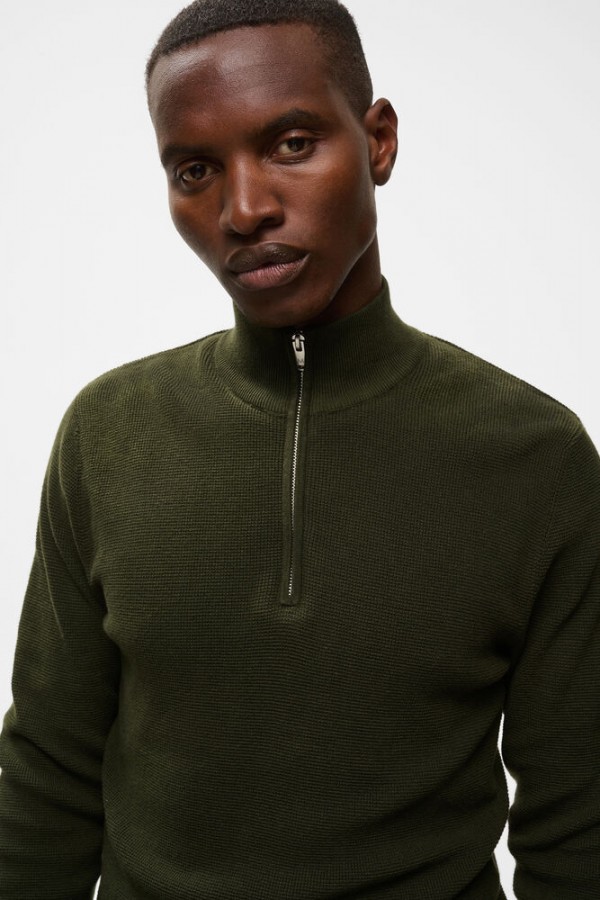 Afbeelding van Lagoon Half Zip Trui - Dark Forest - Matinique