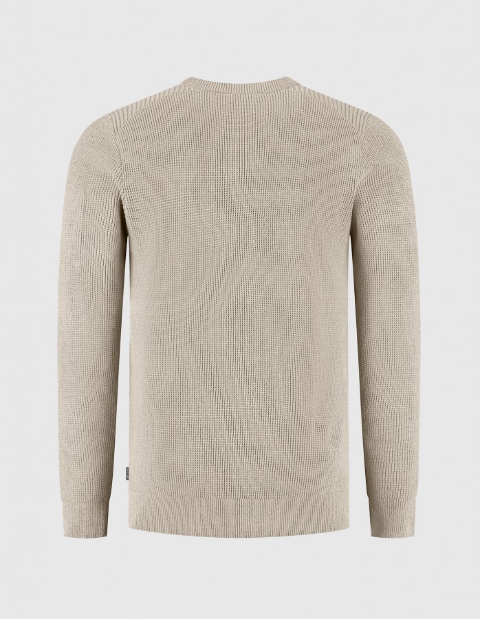 Afbeelding van LUX 20006 Sand Melee - Crew Neck Trui - Saint Steve