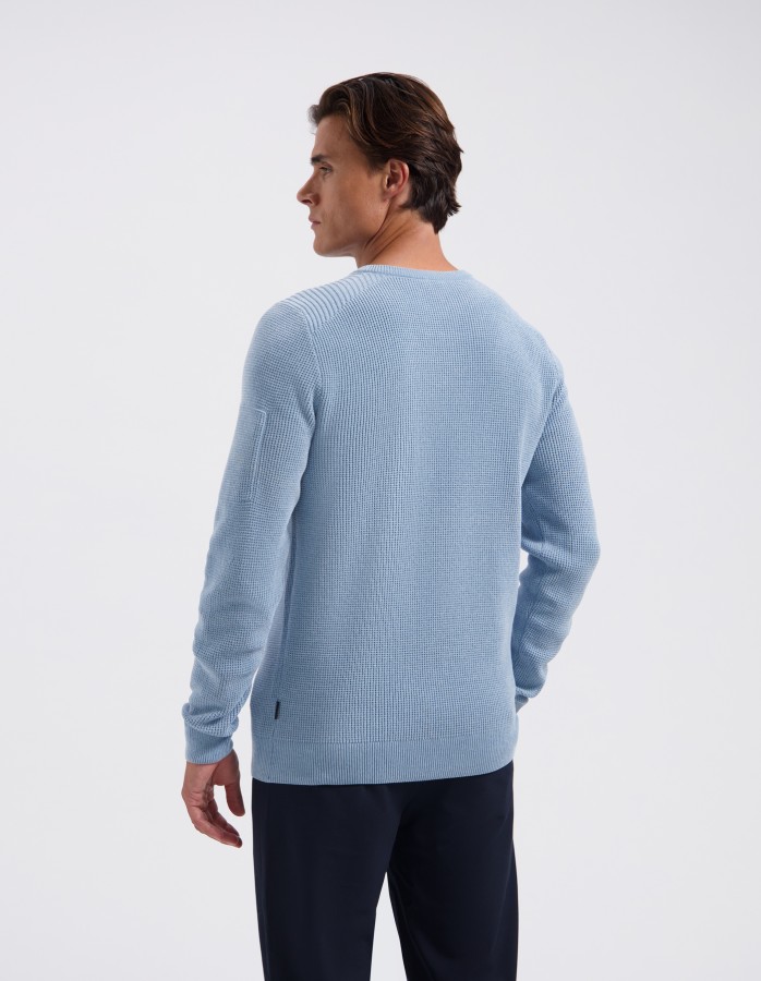 Afbeelding van LUX 70045 Ashley Blue - Crew Neck Trui - Saint Steve