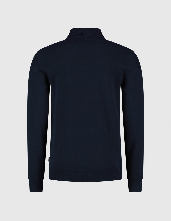 Afbeelding van ELWIN 70003 Dark Navy - Half Zip Trui - Saint Steve
