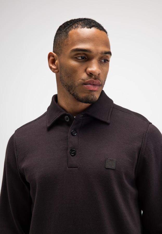 Afbeelding van Clifden Polo M2616052 Topaz Brown 694 Trui - Butcher of Blue