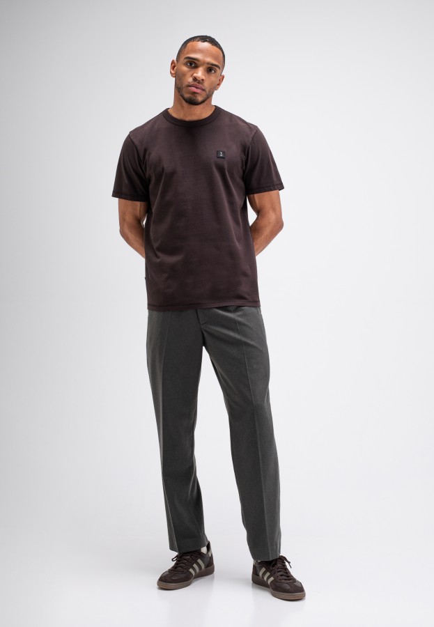 Afbeelding van Army Tee M2622000 Topaz Brown 694  - Butcher of Blue