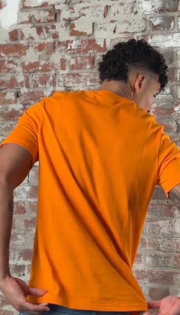 Afbeelding van TS2490V - Flag Holland Tee - Y243 Bright Orange - T-Shirt Fancy - Lyle & Scott