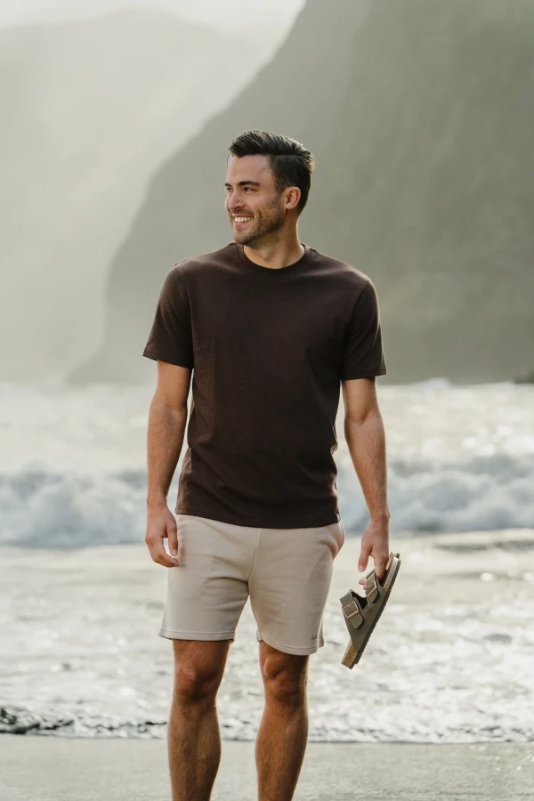 Afbeelding van Relax Tee MTS10271 Dk Brown T-Shirt - Solution