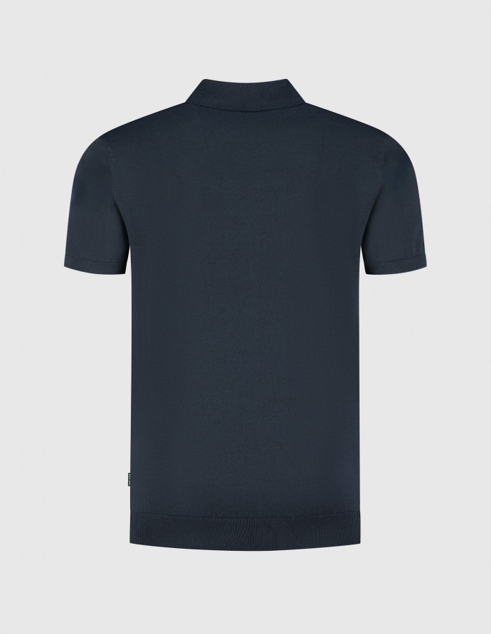 Afbeelding van Wijnand-S 70003 Dark Navy - Heren Polo Trui Korte Mouw - Saint Steve