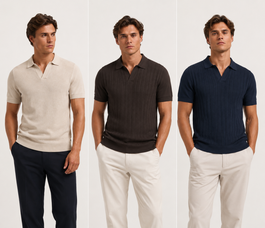 Afbeelding van Wijnand-S 70003 Dark Navy - Heren Polo Trui Korte Mouw - Saint Steve