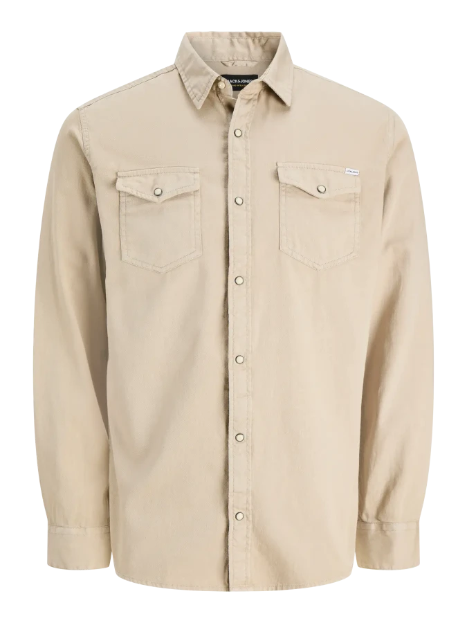 Afbeelding van 12138115 - Sheridan Shirt - Crockery - Jack  & Jones