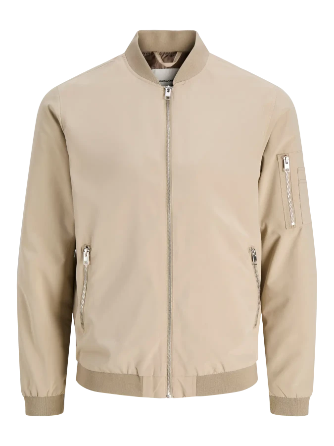 Afbeelding van 12165203 - Rush Bomber Jacket - Crockery  - Jack & Jones