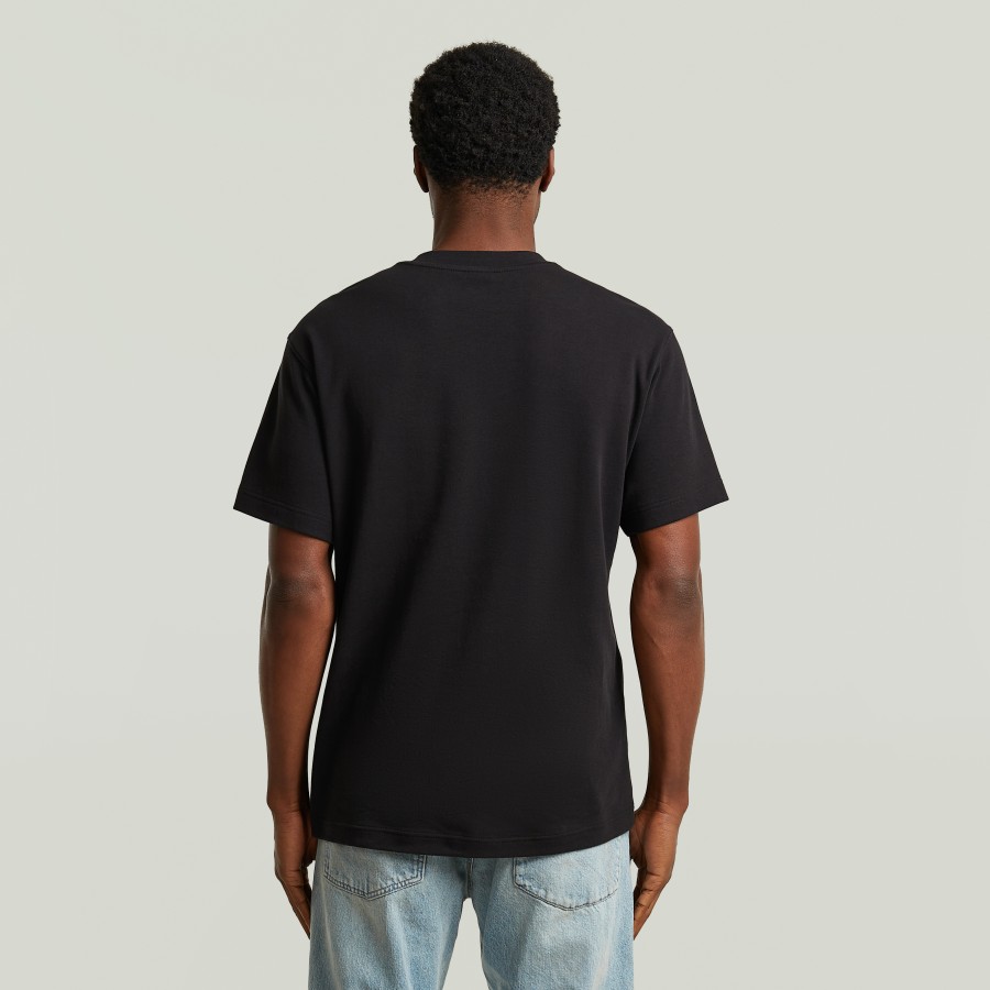Afbeelding van D28609 C812 6484 - True Regular - Black T-Shirt - G-Star