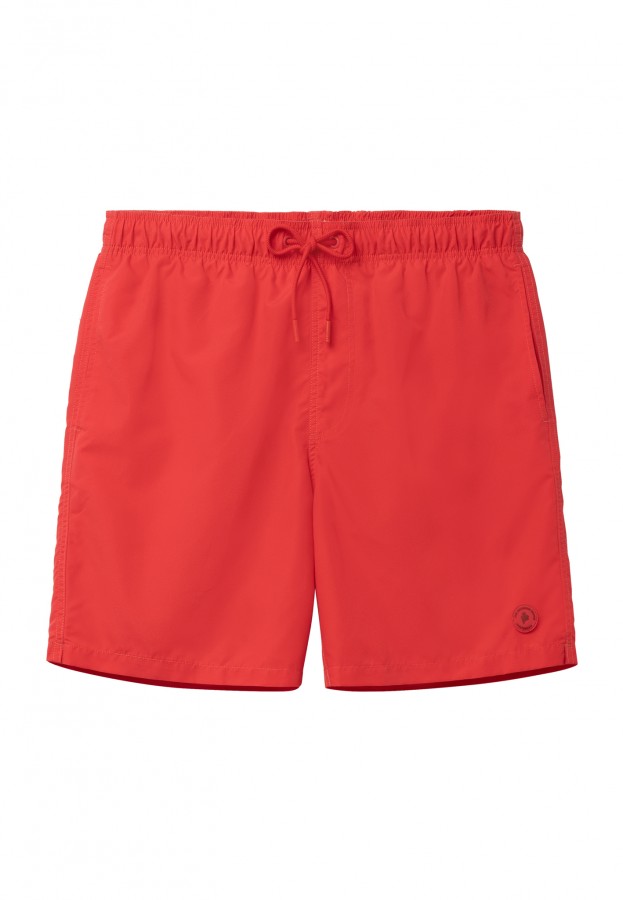 Afbeelding van MIKE SOLID  -1525107100 - 3011 Red Hibiscus - Short - Shiwi