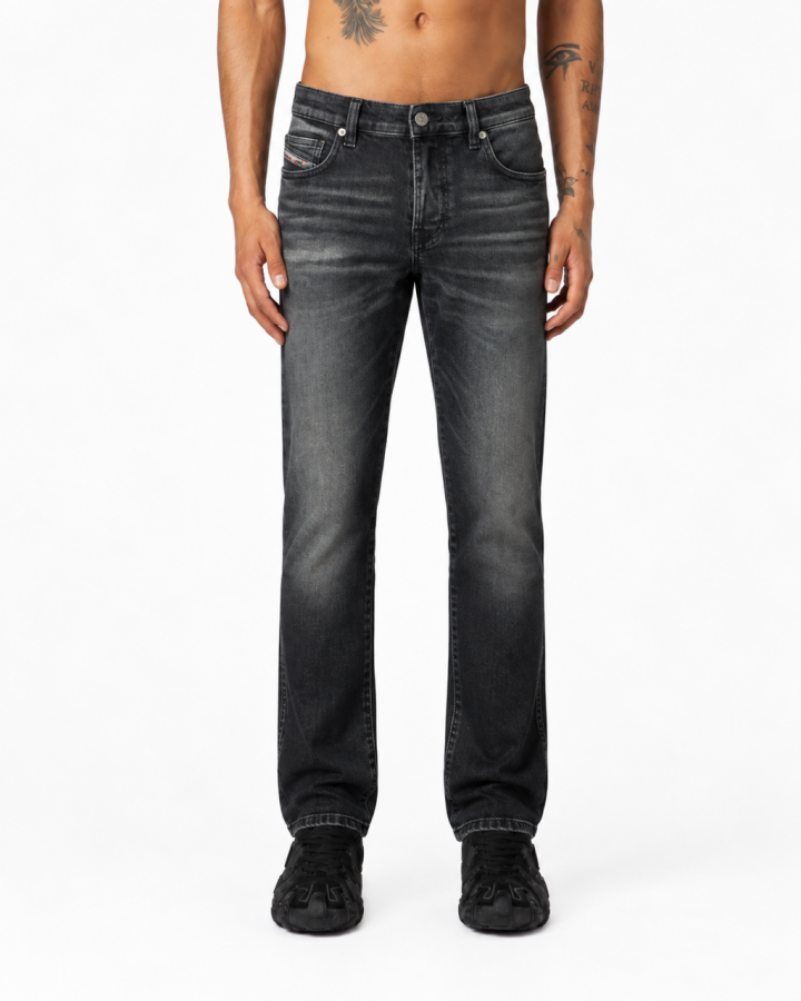 Afbeelding van D-VYL 0KBBN Heren Denim Regular Straight Fit - DIESEL