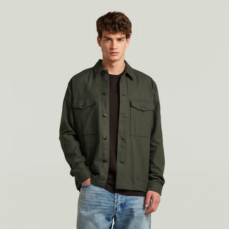 Afbeelding van D29313 D750 Core Overshirt 995 Asfalt  - Overshirt - G-Star