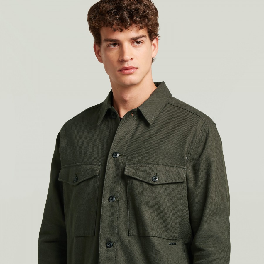 Afbeelding van D29313 D750 Core Overshirt 995 Asfalt  - Overshirt - G-Star