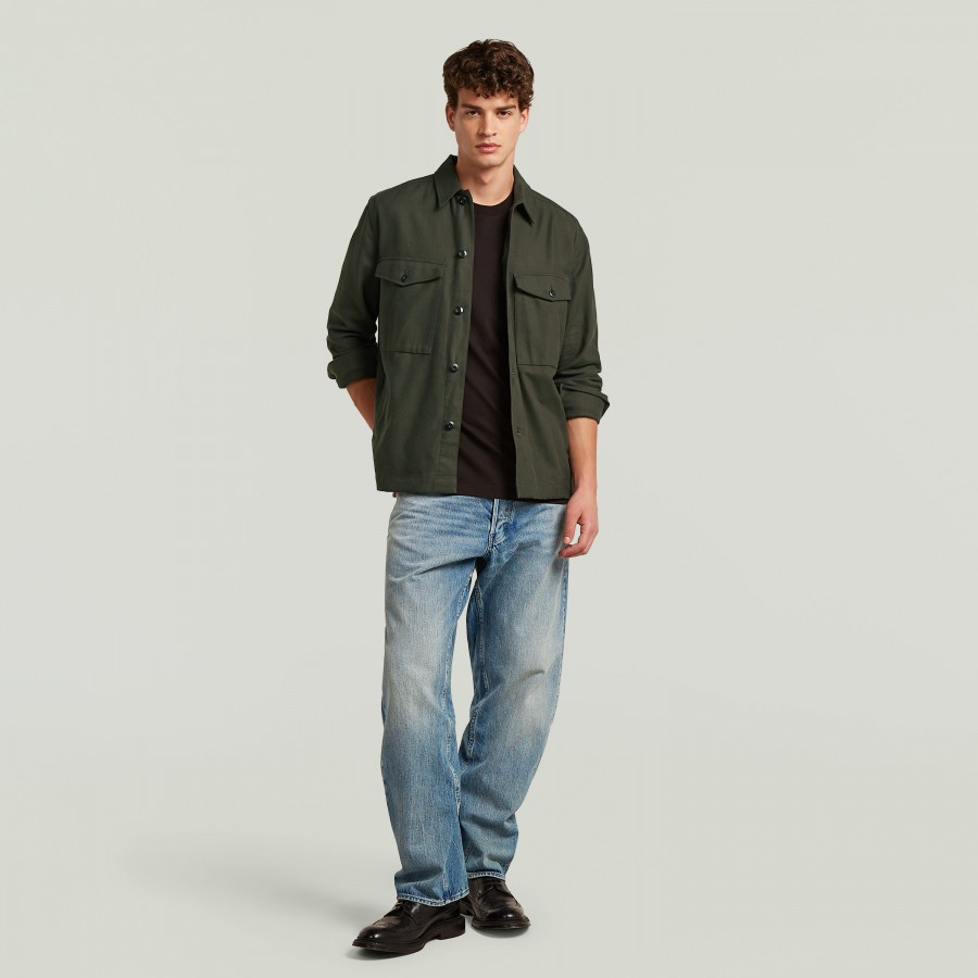 Afbeelding van D29313 D750 Core Overshirt 995 Asfalt  - Overshirt - G-Star