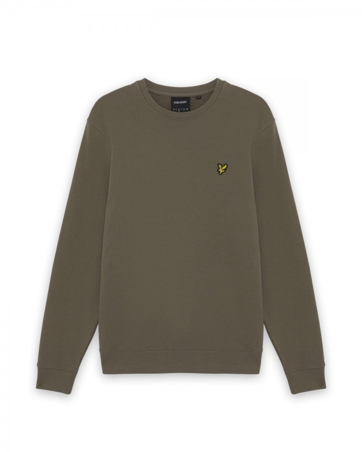 Afbeelding van ML424VOGT - Crew Neck Sweatshirt - Khaki Ash - Sweater - Lyle & Scott