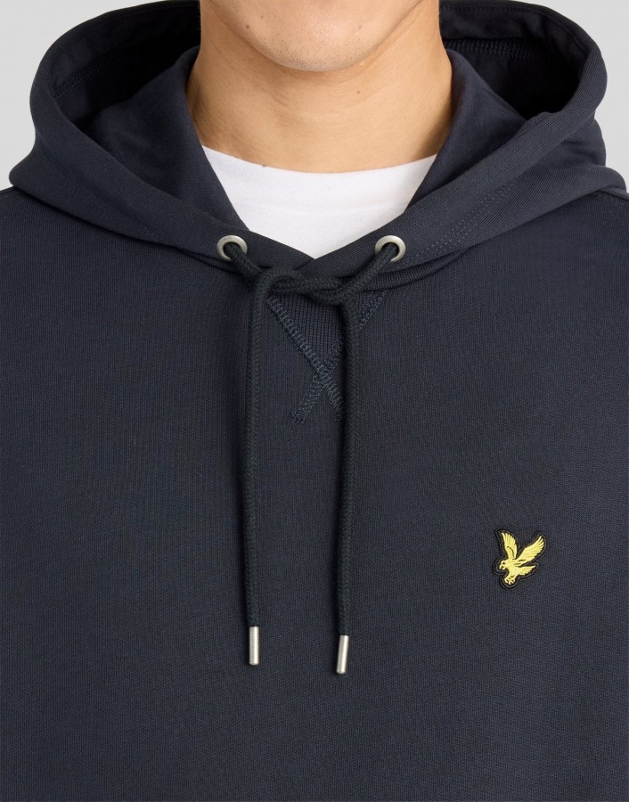 Afbeelding van ML2628V - Dark Navy - Loose Fit Hooded Sweater - Lyle & Scott