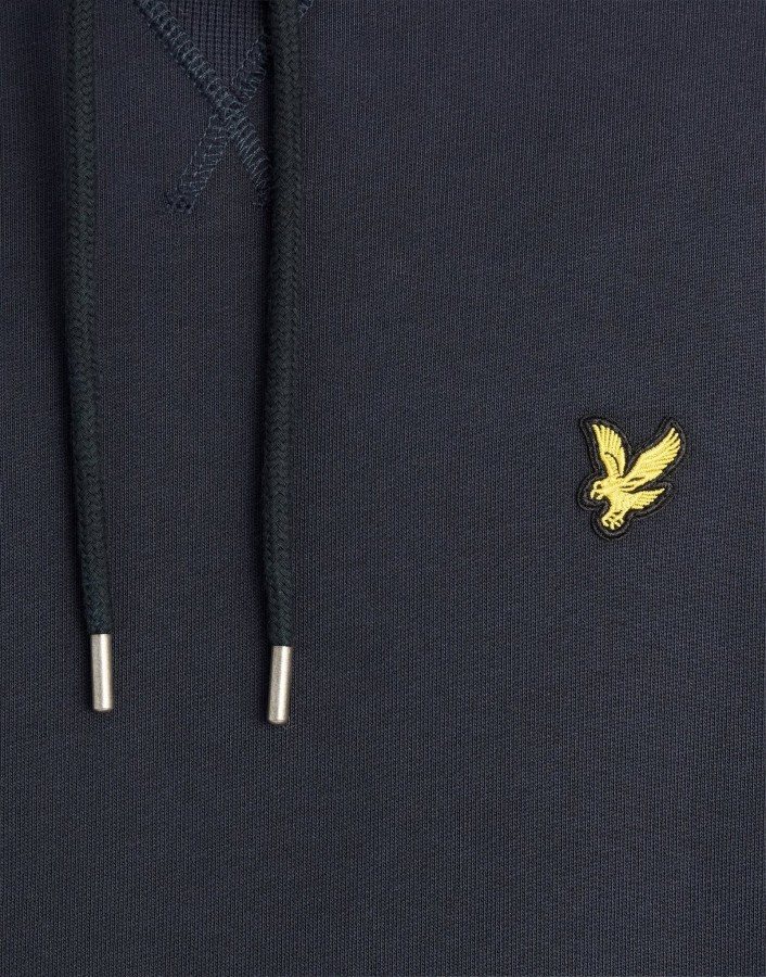 Afbeelding van ML2628V - Dark Navy - Loose Fit Hooded Sweater - Lyle & Scott