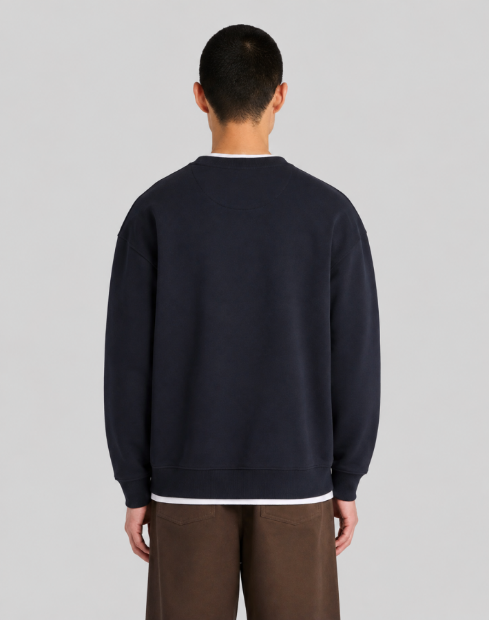 Afbeelding van ML2627V - Heavy weight Loopback - Dark Navy - Sweater - Lyle & Scott