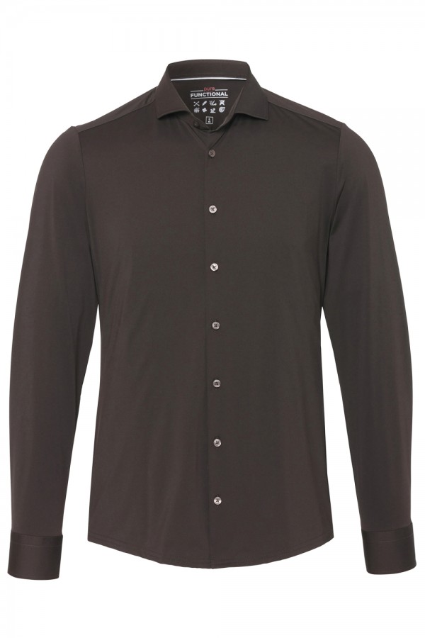 Afbeelding van 4030-21750 245 Brown - Heren Overhemd - PURE