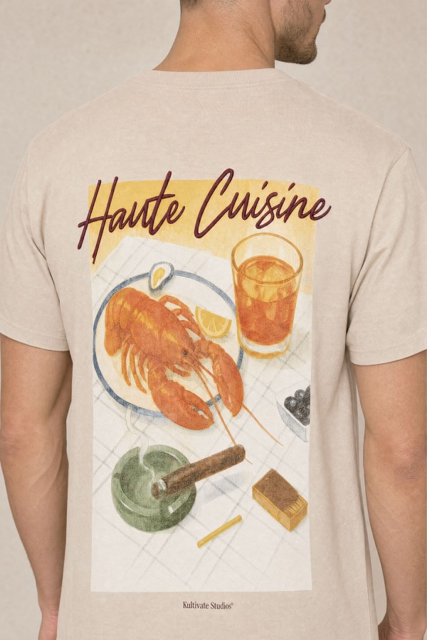Afbeelding van 2601030206 TS CUISINE 135 Summer Sand T-Shirt - Kultivate