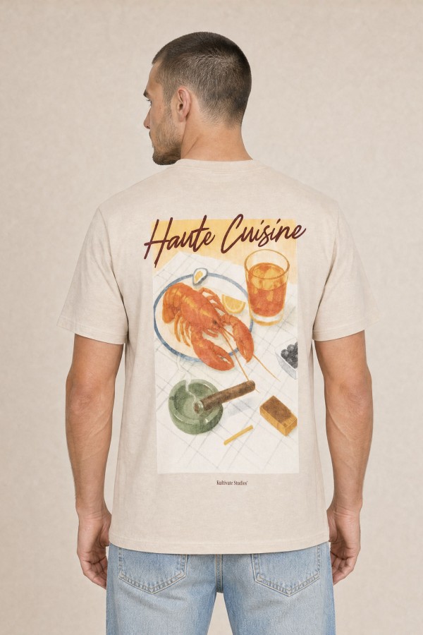 Afbeelding van 2601030206 TS CUISINE 135 Summer Sand T-Shirt - Kultivate