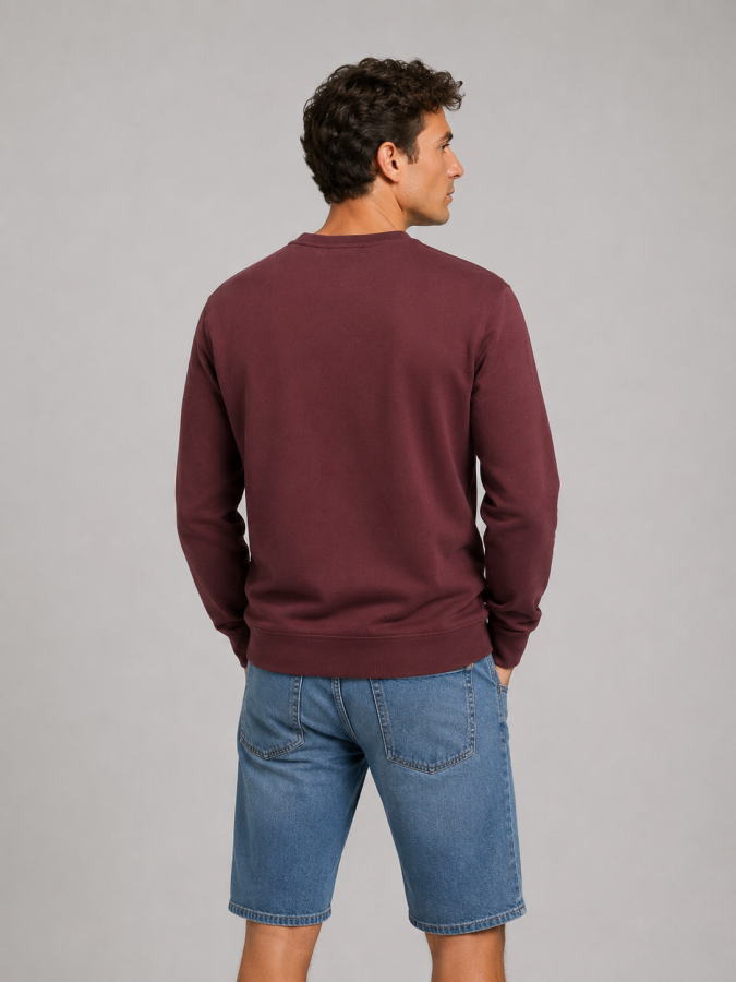 Afbeelding van GEM1178 - Bitter Chocolate White - Sweater -  Airforce