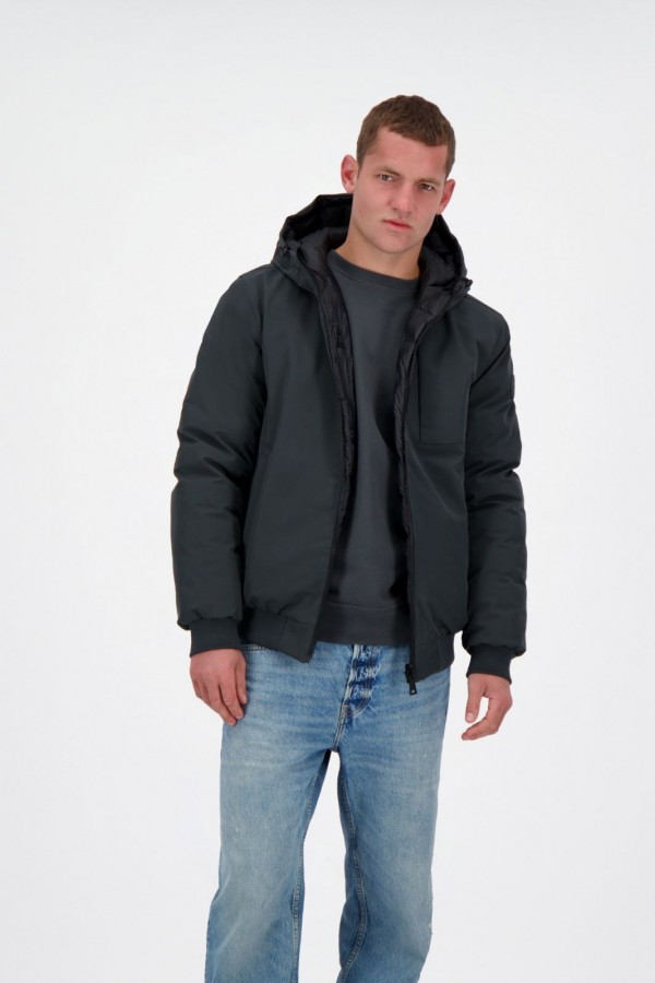 Afbeelding van FRM1165970 - HOODED REVERSIBLE - Gun Metal Jack - AIRFORCE