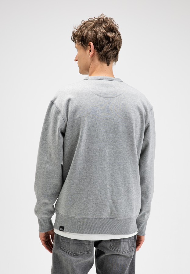 Afbeelding van Butcher Crew M2623014 Grey Melange 133 - Butcher of Blue