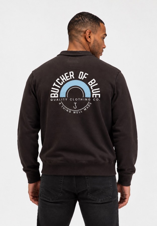 Afbeelding van Circle Crew M2623016 Topaz Brown 694 - Heren Sweater -  Butcher of Blue