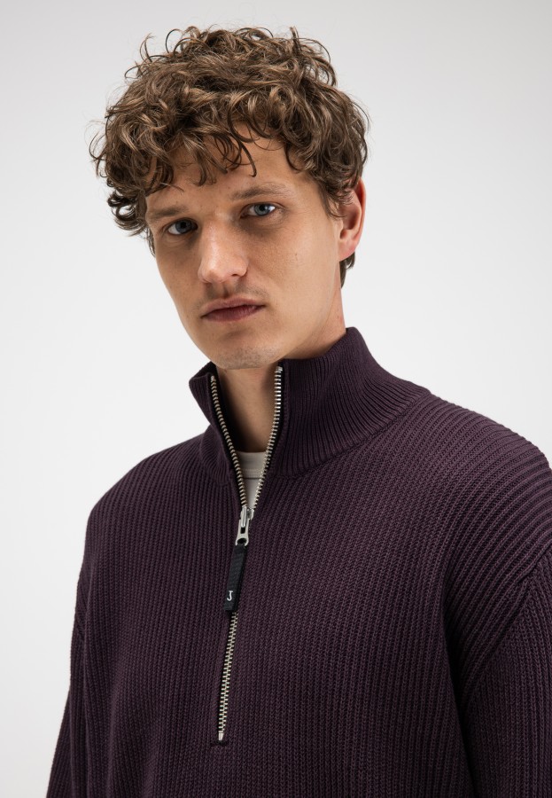 Afbeelding van Galway Half Zip M2626035 Pasha Purple 845 -  Butcher of Blue