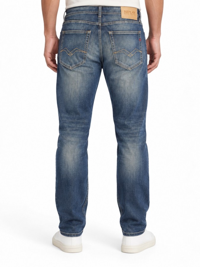Afbeelding van MA972 Grover C009 Regular Straight Denim - REPLAY