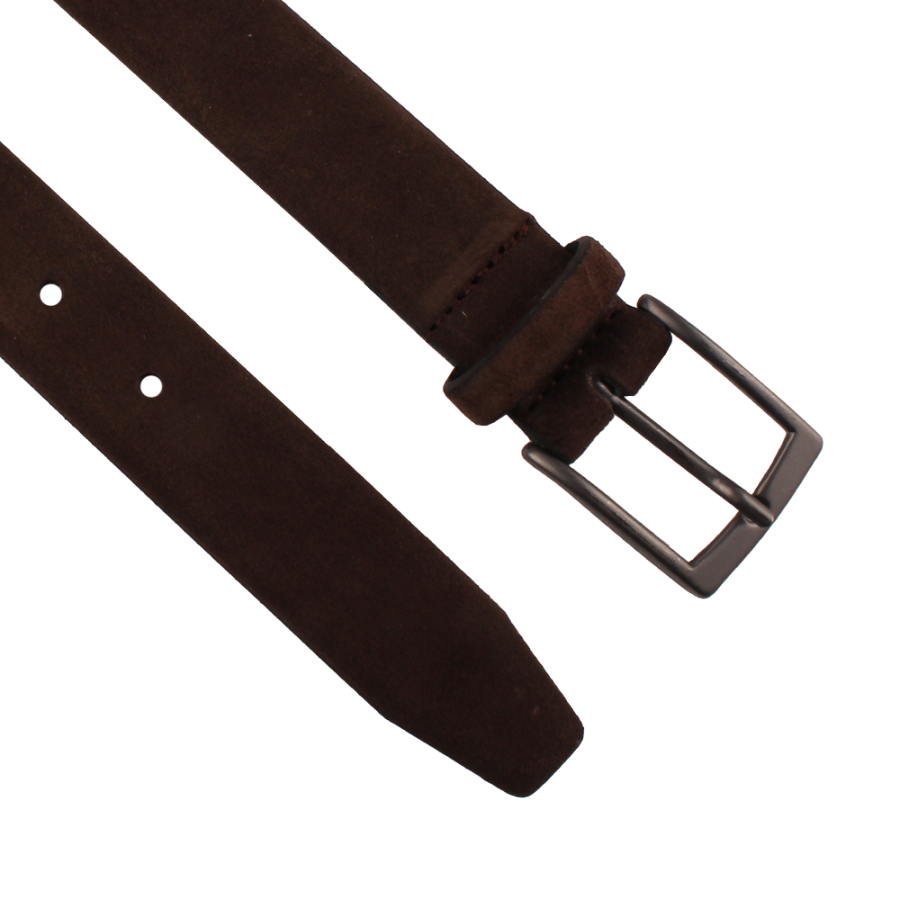 Afbeelding van PS30-25 280 Brown - Leren Suede Riem - Presly & Sun